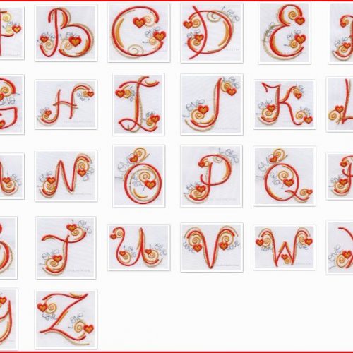Font Love A to Z Set