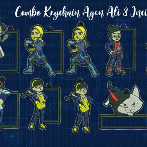 Design Keychain Ejen Ali