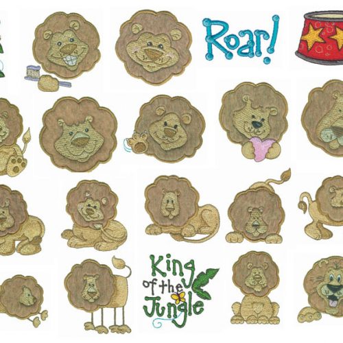 APPLIQUE LION