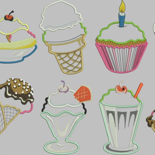 ICECREAM APPLIQUE