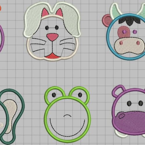 RUBBER BAND APPLIQUE
