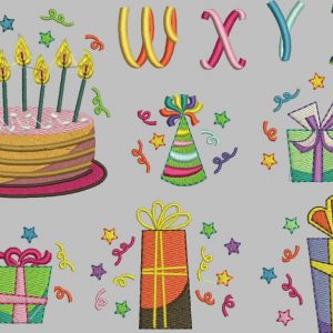Birthdaycap Font De CuteAlphabet