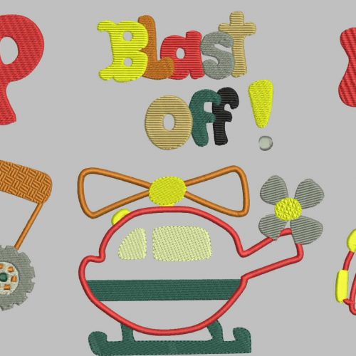 Things That Go Applique